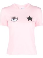 Chiara Ferragni t-shirt Eye Star en coton - Rose - thumbnail