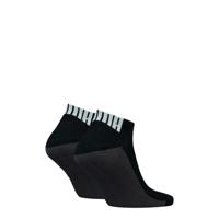 Puma Sneakersokken Heren Back Logo 2-pack Zwart-39/42