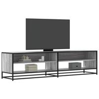 Tv-meubel 180,5x40x46 cm bewerkt hout grijs sonoma eikenkleurig