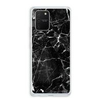 Zwart Marmer 2: Samsung Galaxy S10 Lite Transparant Hoesje