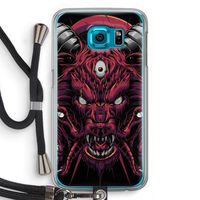 Hell Hound and Serpents: Samsung Galaxy S6 Transparant Hoesje met koord