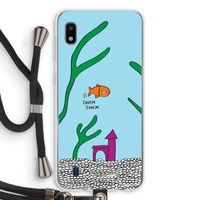 Aquarium: Samsung Galaxy A10 Transparant Hoesje met koord