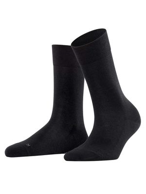 FALKE - Sokken - Sensitive London - Dames - Zwart - 3000, Maat:39-42