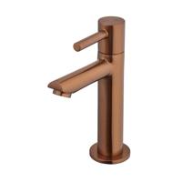 Fonteinkraan Wiesbaden Amador | Opbouw | Koudwater kraan | Hoog model | 1-hendel | Rond | Geborsteld brons koper PVD
