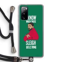 Sleigh Bells Ring: Samsung Galaxy S20 FE / S20 FE 5G Transparant Hoesje met koord