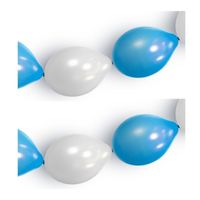 3x stuks ballonnen slinger Oktoberfest kleuren 3 meter