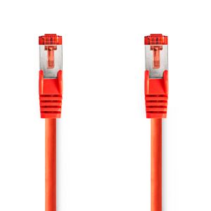 CAT6 S/FTP-Netwerkkabel | RJ45 Male - RJ45 Male | 15 m | Rood