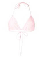 Frankies Bikinis haut de bikini en broderie anglaise - Rose - thumbnail