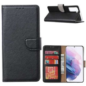 Hoesje Samsung Galaxy S21 Ultra Bookcase Zwart met Pasjeshouder