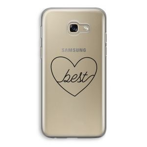 Best heart black: Samsung Galaxy A5 (2017) Transparant Hoesje