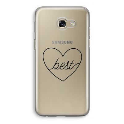 Best heart black: Samsung Galaxy A5 (2017) Transparant Hoesje
