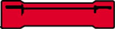 Geïsoleerde doorverbinder rood voor draad 0,5-1,5 mm2 verpakt per 100 stuks 100170 Klemko