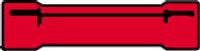 Geïsoleerde doorverbinder rood voor draad 0,5-1,5 mm2 verpakt per 100 stuks 100170 Klemko