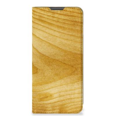 Motorola Moto G22 Book | Wallet Case | Licht Hout