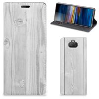 Sony Xperia 10 Book | Wallet Case | White Wood