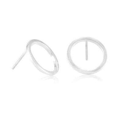 Zilveren Oorstekers "Circulo" - 925 Sterling