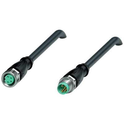 Pepperl+Fuchs 240813-0006 Sensor/actuator connector, geassembleerd Aantal polen (sensoren): 4, 4 1 m 1 stuk(s)