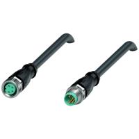 Pepperl+Fuchs 240813-0006 Sensor/actuator connector, geassembleerd Aantal polen (sensoren): 4, 4 1 m 1 stuk(s)