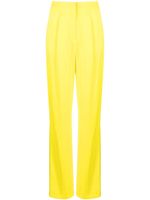 MSGM pantalon long à coupe droite - Jaune - thumbnail