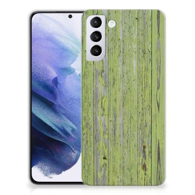 Samsung Galaxy S21 Plus | Bumper Hoesje | Green Wood