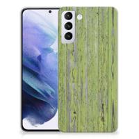 Samsung Galaxy S21 Plus | Bumper Hoesje | Green Wood