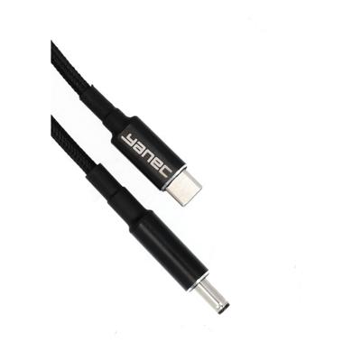 Yanec usb-c naar 4.5 x 3.0 mm dell laadkabel 1.8m