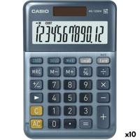 Rekenmachine Casio MS-100EM Blauw (10 Stuks)