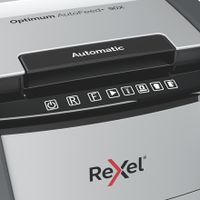 Rexel AutoFeed+ 90X papiervernietiger Kruisversnippering 55 dB Zwart, Grijs - thumbnail