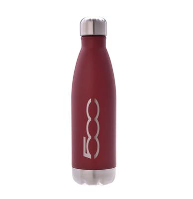 Fiat 500 Insulated Thermos Bottle Burgundy - 500ml