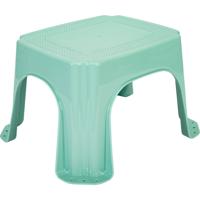 Keukenkrukje/opstapje - mintgroen - kunststof - L27 x B23 x H21 - anti-slip Keukenkrukje/opstapje - mintgroen - kunststof - L27 x B23 x H21 - anti-slip