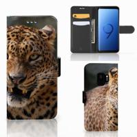 Samsung Galaxy S9 | Telefoonhoesje | Met pasjeshouder | Luipaard