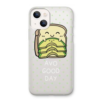 Avo Good Day: iPhone 13 mini Transparant Hoesje