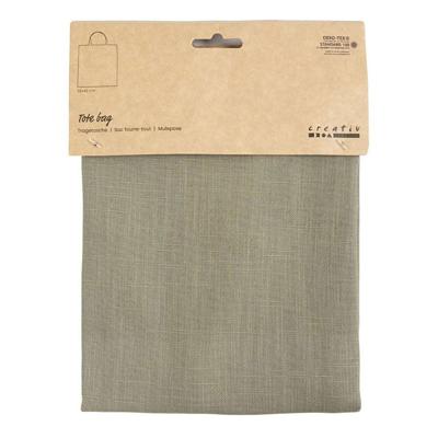 Creativ Company Draagtas dusty groen, 38x42cm