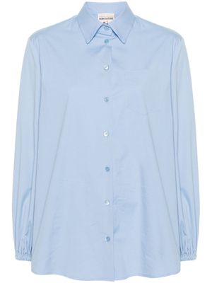 Semicouture chemise à manches bouffantes - Bleu