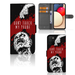 Samsung Galaxy A03s Portemonnee Hoesje Zombie Blood