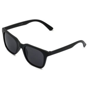 Bernardino Zonnebril Unisex Rechthoek Matzwart/grijs (Basic 340-b)