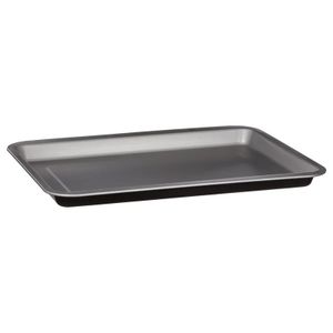 5Five Koek/taart bakken bakvorm/bakgerei/plaat Backery Pro - metaal - anti-aanbak laag - zwart - 39 x 30 x 2.4 cm   -