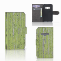 Samsung Galaxy Xcover 3 | Xcover 3 VE Book Style Case Green Wood - thumbnail