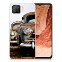 OPPO A73 4G Siliconen Hoesje met foto Vintage Auto - thumbnail