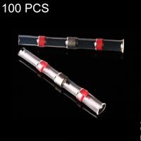 100 stuks AWG22-18 0 5-1 5 mm zegel Heat Shrink Butt draad aansluitingen rode Terminals soldeer Sleeve(Red)
