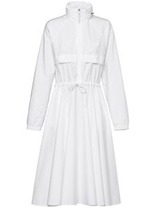 Prada robe à capuche - Blanc