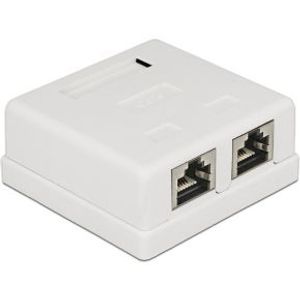 Delock 86269 modulair stopcontact 2 poorten Cat.6