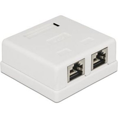 Delock 86269 modulair stopcontact 2 poorten Cat.6