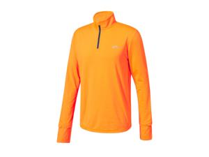 CRIVIT Heren sportshirt met smartwatch opening (Oranje, M)