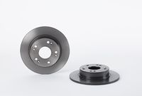 Remschijf COATED DISC LINE BREMBO, Remschijftype: Massief, u.a. für Honda