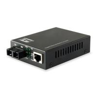 LevelOne GVT-2002 netwerk media converter 1000 Mbit/s 1310 nm Single-mode Zwart