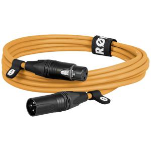 Rode XLR3M-O XLR Verbindingskabel 3 m Oranje