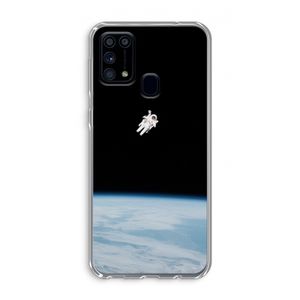 Alone in Space: Samsung Galaxy M31 Transparant Hoesje