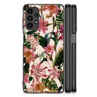 Samsung Galaxy A13 4G Bloemen Hoesje Flowers Samsung Galaxy A13 4G Bloemen Hoesje Flowers