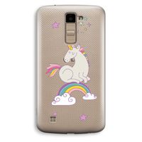 Regenboog eenhoorn: LG K10 (2016) Transparant Hoesje